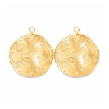 Sun and Moon Talisman Gold